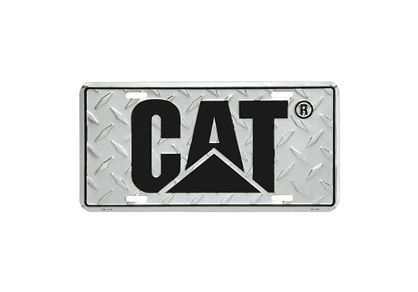 CAT License Plate- raised tread