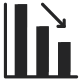 Lower operating cost icon.