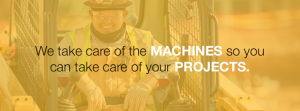 We take care of the machines so you can take care of your projects.